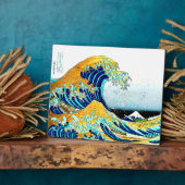 Plaque Photo PixDezines Vintage Great Wave Hokusai 斎 の 葛’飾 (Côté)