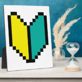 Plaque Photo Pixel 8 bits Wakaba / Mark Shoshinsha (Côté)