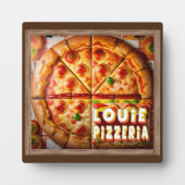 Plaque Photo Pizza Pizzeria Design (Devant)