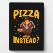 Plaque Photo Pizza Thanksgiving (Devant)