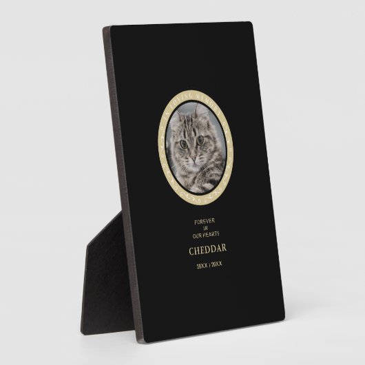 Plaque Photo Placa con atril (Côté)