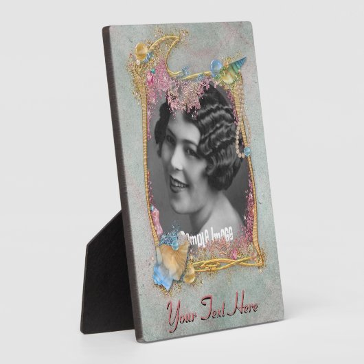 Plaque Photo Plage d'art magique (Côté)