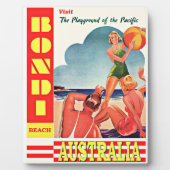 Plaque Photo Plage de Bondi, Australie, (Devant)