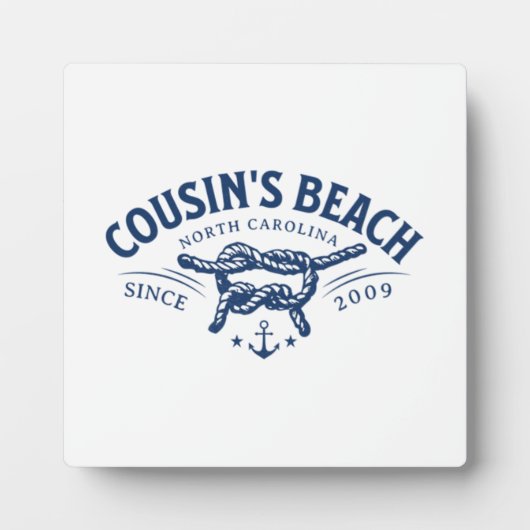 Plaque Photo Plage de Cousin, NC L'été je suis devenu assez (Devant)