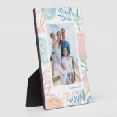 Plaque Photo Plage de Noël de la côte Aquarelle de coquillage P (Côté)