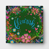Plaque Photo Plaisir Flore Plutôt Floral Inspiration Whimsical (Devant)