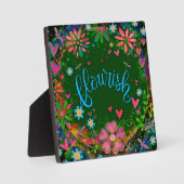 Plaque Photo Plaisir Flore Plutôt Floral Inspiration Whimsical (Recto)