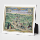 Plaque Photo Plan de la ville de Séville, de 'Civitates Orbis T (Côté)