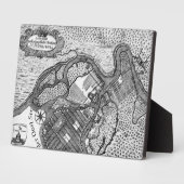 Plaque Photo Plan de Saint-Pétersbourg (Côté)