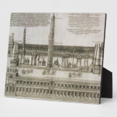 Plaque Photo Plan du Cirque Maximus, Rome, gravé par (Côté)