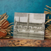 Plaque Photo Plan du Cirque Maximus, Rome, gravé par (Côté)