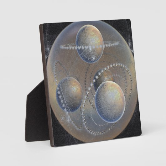 Plaque Photo Planètes d'ivoire (Recto)