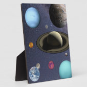 Plaque Photo Planètes du système solaire (Côté)