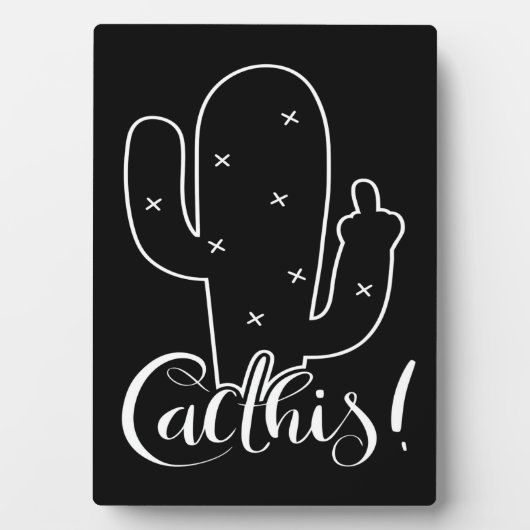 Plaque Photo Plante Cactus (Devant)