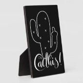 Plaque Photo Plante Cactus (Côté)