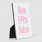 Plaque Photo Plate-forme amusante du collaborateur de bureau ou (Côté)