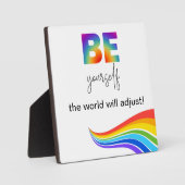 Plaque Photo Plate-forme de table Be Yself (Recto)