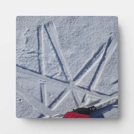 Plaque Photo Plate-forme Ski Star Desktop (Devant)