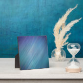 Plaque Photo Pluie bleue diagonale (Insitu)