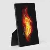 Plaque Photo Plumes de paquetage de feu (Côté)