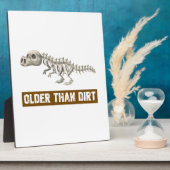 Plaque Photo Plus ancien que la saleté (Côté)