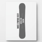 Plaque Photo Plus de méthode Moins de double liège