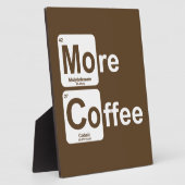 Plaque Photo Plus de tableau périodique du café (Côté)