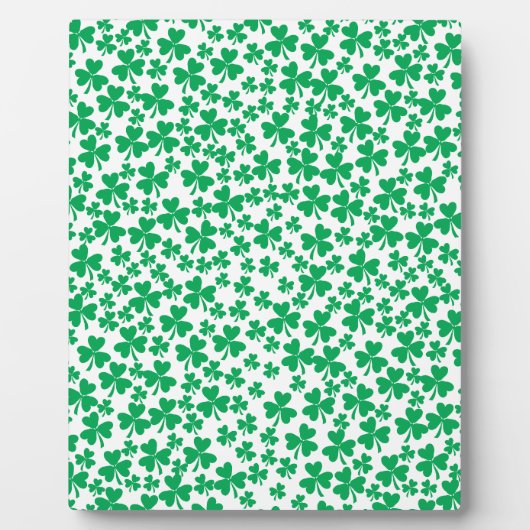 Plaque Photo Plusieurs Shamrocks (Devant)
