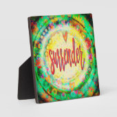 Plaque Photo Plutôt abandonner Floral amusant Inspiration (Recto)