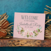 Plaque Photo Plutôt Pale Violet Rose rose Roses Mariage Tableto (Côté)