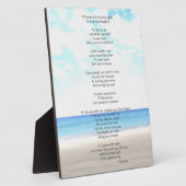 Plaque Photo Poème de la mort (Côté)