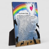 Plaque Photo Poème du Pont Arc-en-Ciel (Côté)