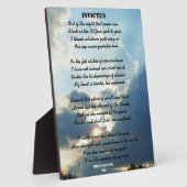 Plaque Photo poème INVICTUS (Côté)