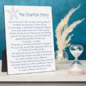 Plaque Photo Poème Starfish, histoire Starfish, cadeau Foster m (Côté)