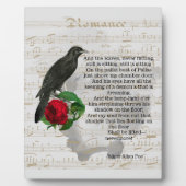 Plaque Photo Poe's The Raven Collage Tabletop (Devant)