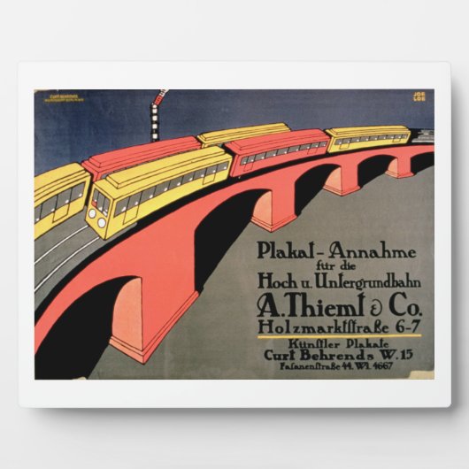 Plaque Photo 'Point de collecte pour le chemin de fer terrestre (Devant)