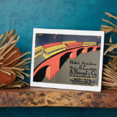 Plaque Photo 'Point de collecte pour le chemin de fer terrestre (Côté)