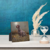 Plaque Photo Pointeur allemand à courte portée, bandes Deutsch  (Insitu)