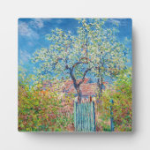 Plaque Photo Poirier en fleurs, Monet (Devant)