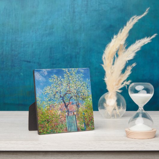 Plaque Photo Poirier en fleurs, Monet (Insitu)
