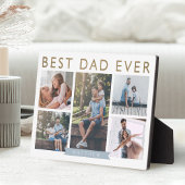Plaque Photo Poison pour papa | Best Papa Ever Photo Collage