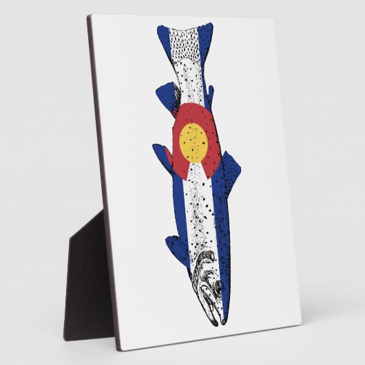 Plaque Photo Poisson Colorado (Côté)