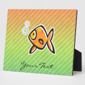 Plaque Photo Poisson d'or (Côté)