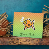 Plaque Photo Poisson d'or (Côté)