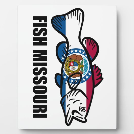 Plaque Photo Poisson Missouri (Devant)