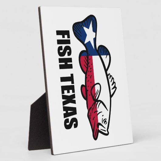 Plaque Photo Poisson Texas (Côté)