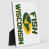 Plaque Photo Poisson Wisconsin (Côté)