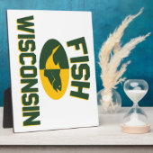 Plaque Photo Poisson Wisconsin (Côté)