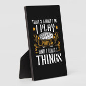 Plaque Photo Poker C'Est Ce Que Je Joue (Côté)