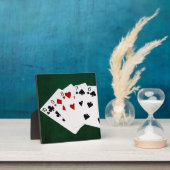 Plaque Photo Poker Hands - Droite - Dix À Six (Insitu)